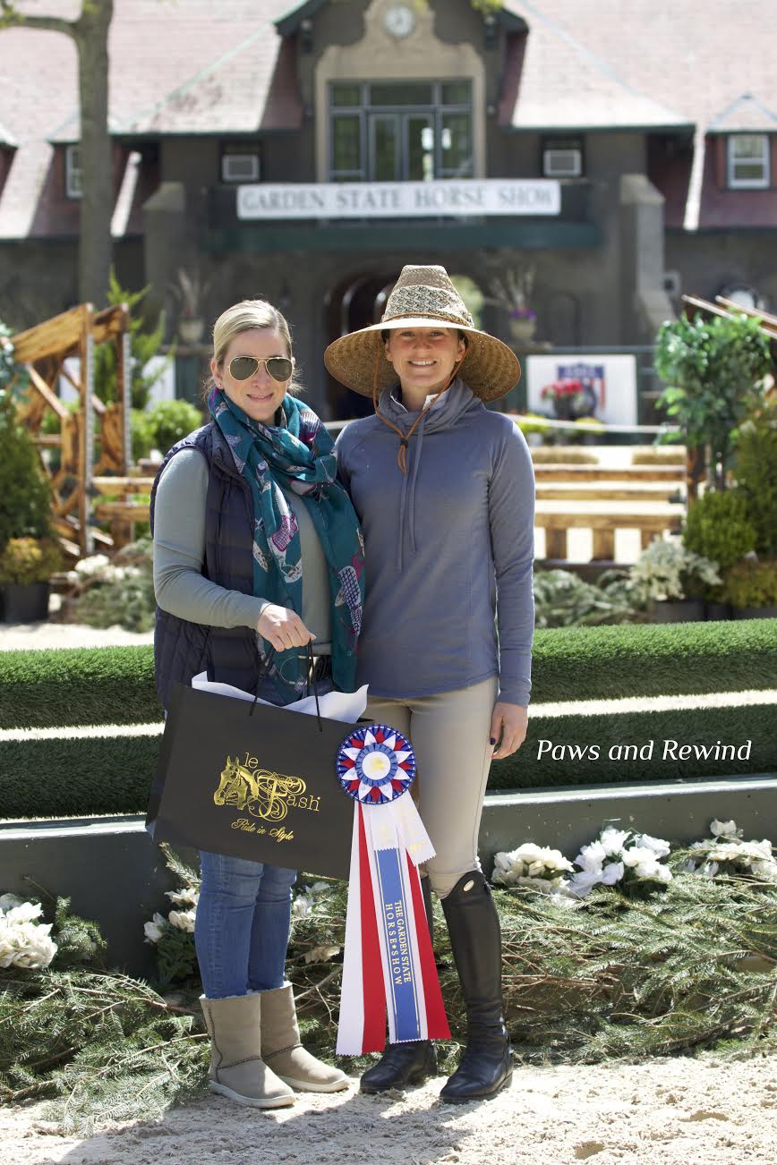 Style of Riding award winner Libby Dayton with Le Fash owner Arianna Vestino. Photo by Paws and Rewind