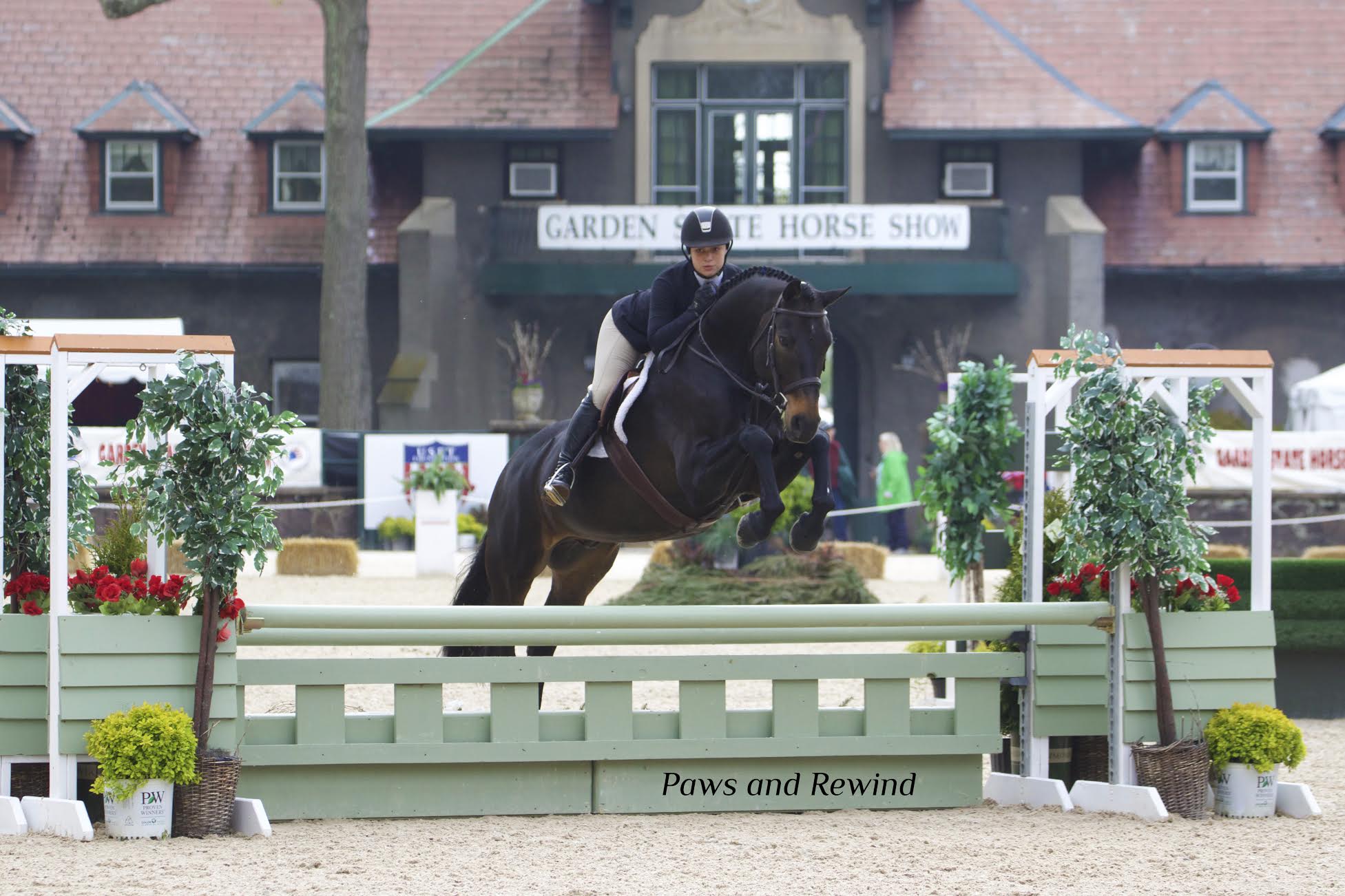 Suitable Hunter 3” winner Angela Cammarata and Eden Rock. Photo by Paws and Rewind