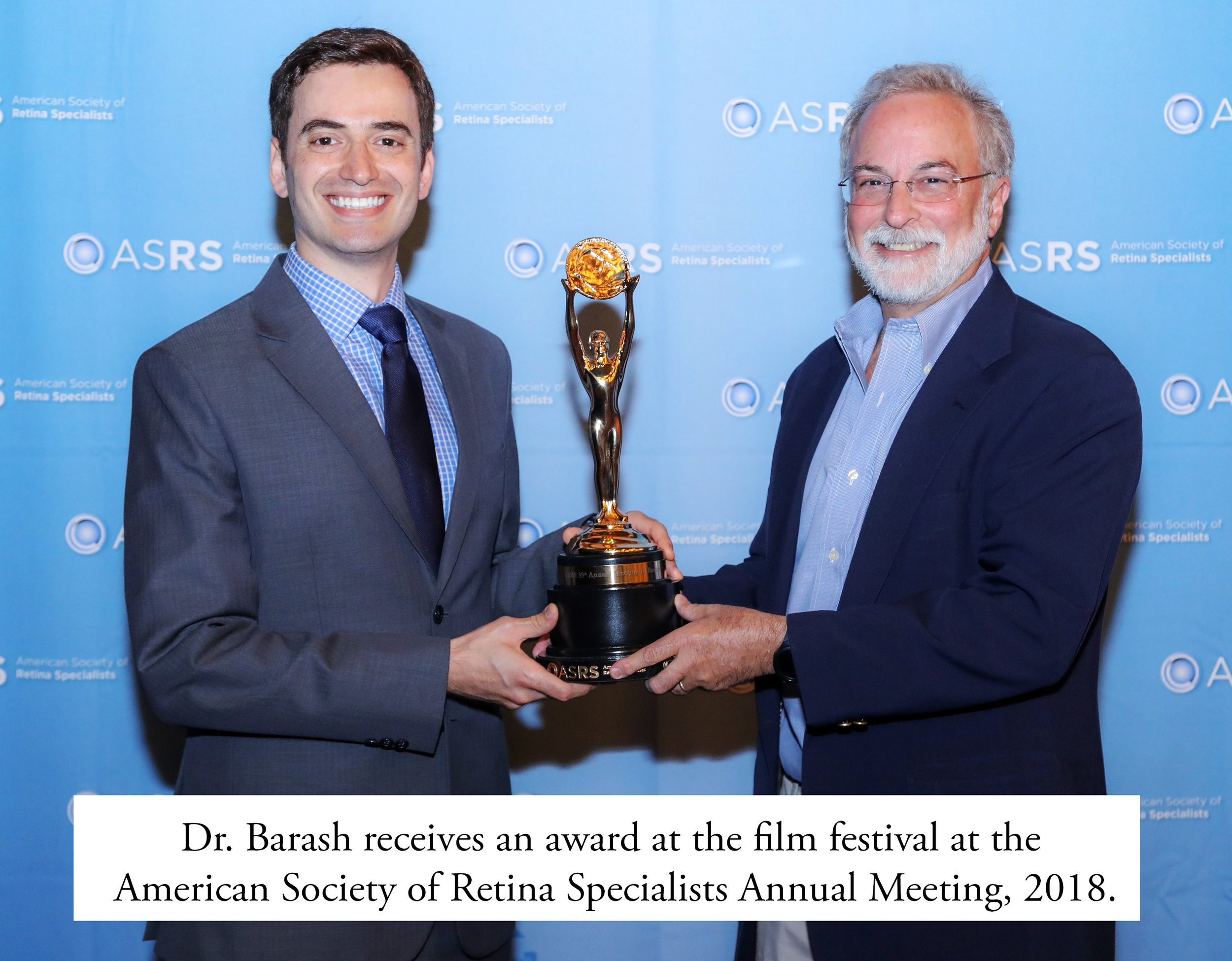 American Society Retina Specialists Award Alexander Barash