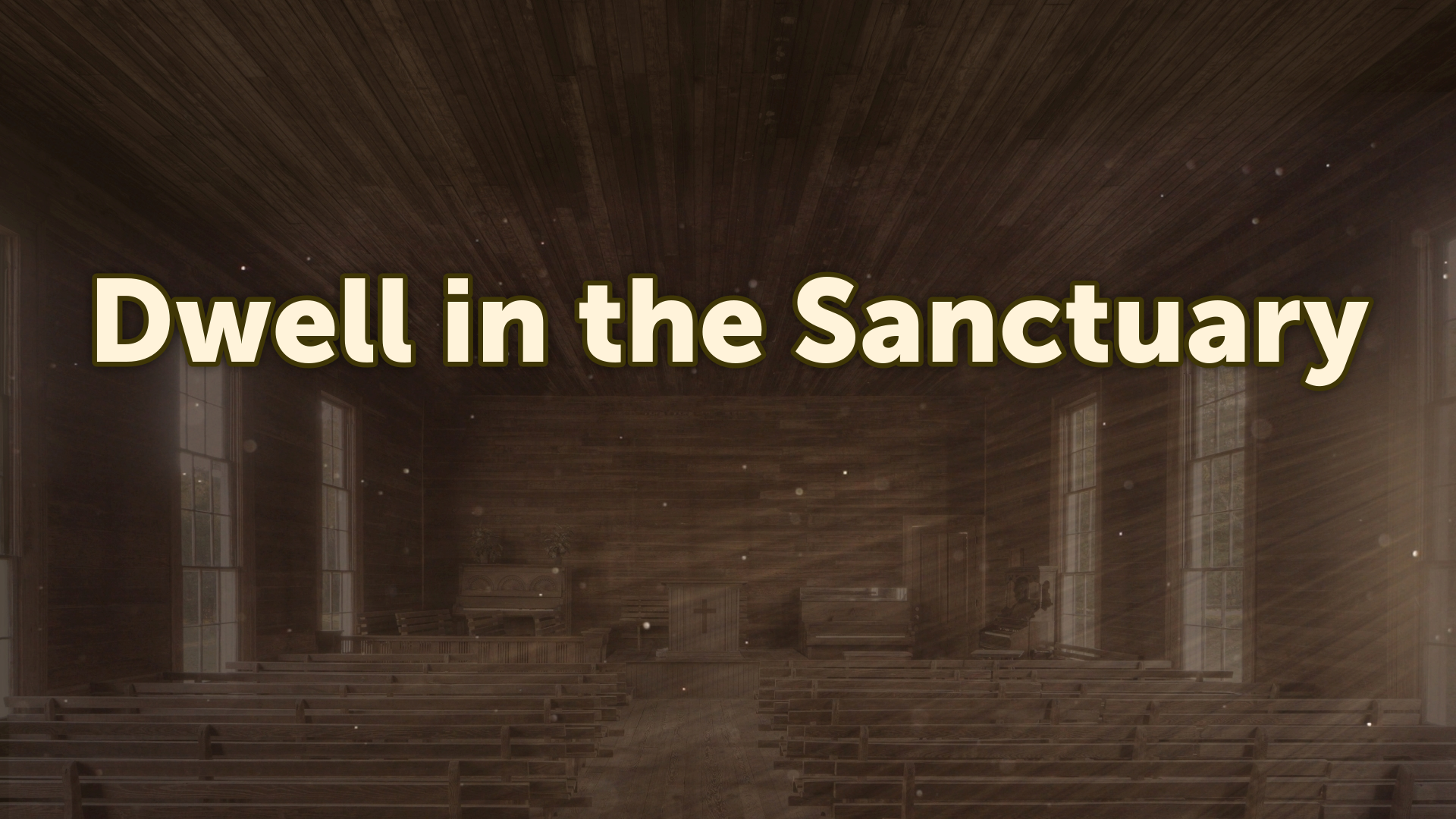 Emor - Dwell in the Sanctuary