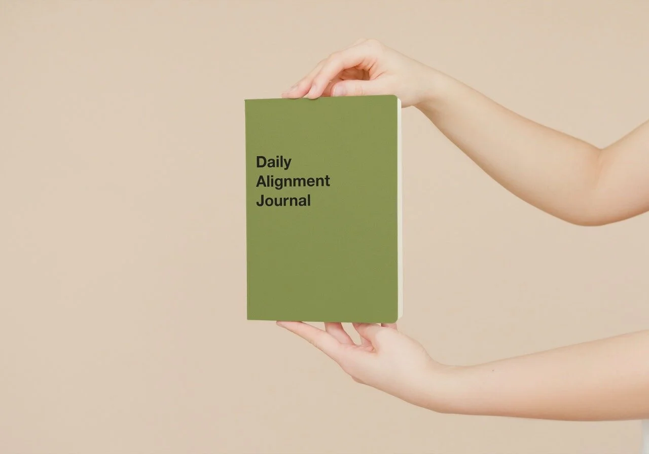 Daily alignment journal olive green 02.jpg