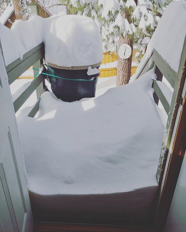 Snowed in!! The storm threw out up to 3 feet of snow overnight wow...more coming through out the week. Stay safe everyone, most roads are currently closed as well 🥶😱