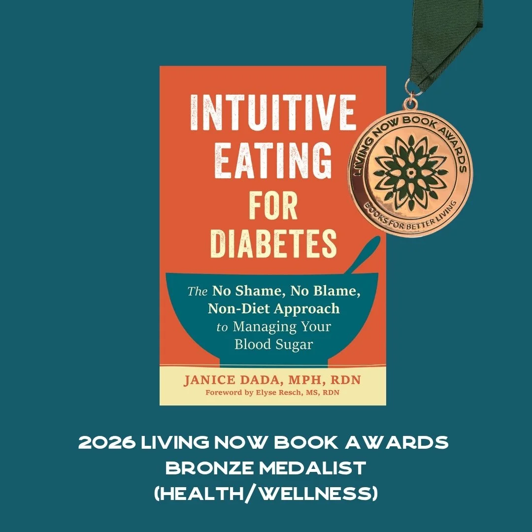 Intuitive Eating For Diabetes Wins a Bronze Medal!