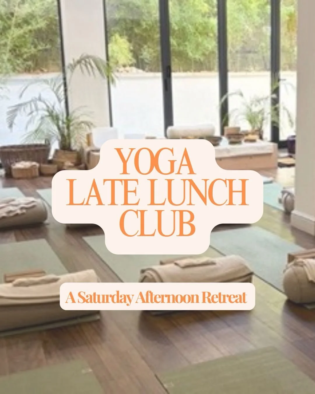 Yoga Late Lunch Club is an afternoon designed to help you move, unwind, gather and slow down together 💛

Expect dynamic yoga with Emily, a deliciously prepared Moroccan-inspired sharing feast by Lucie Simon from Feel Good Food, meaningful conversati