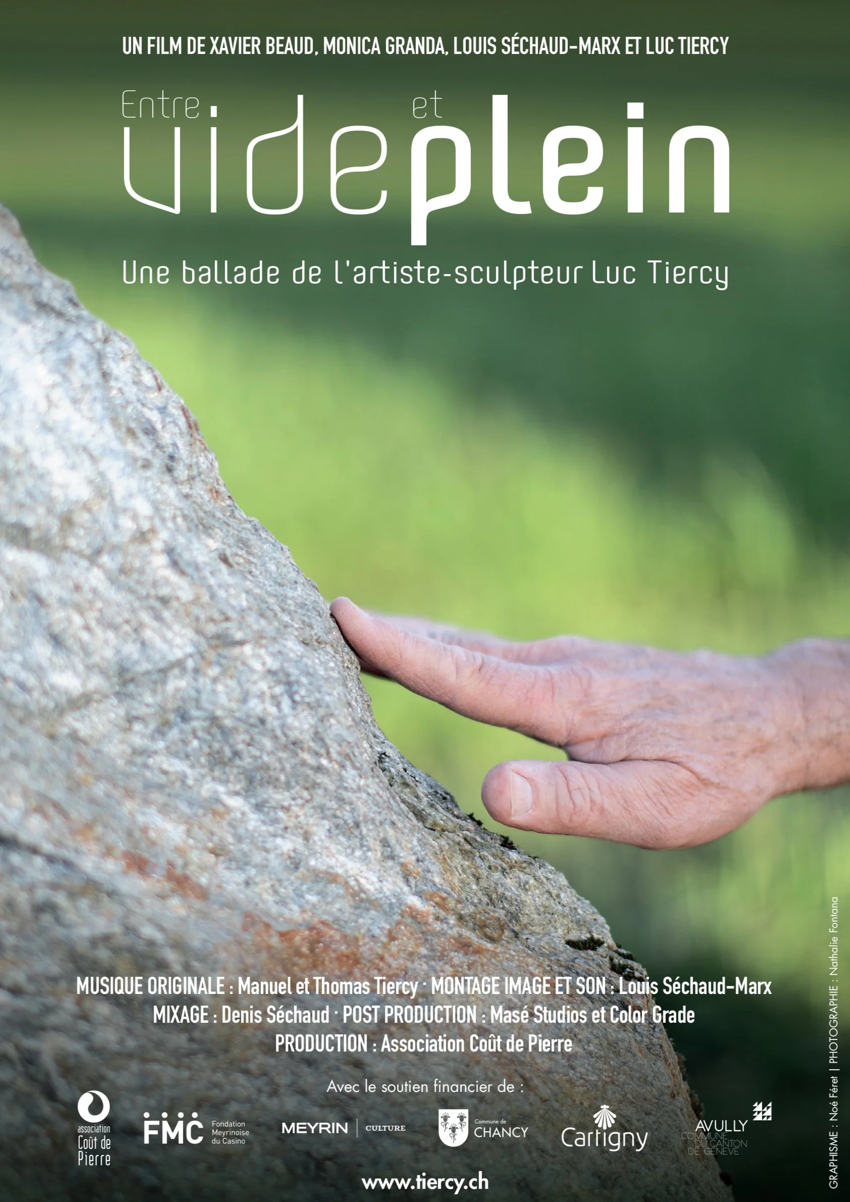 Projection du film "Entre vide et plein, une ballade de l’artiste sculpteur Luc Tiercy"