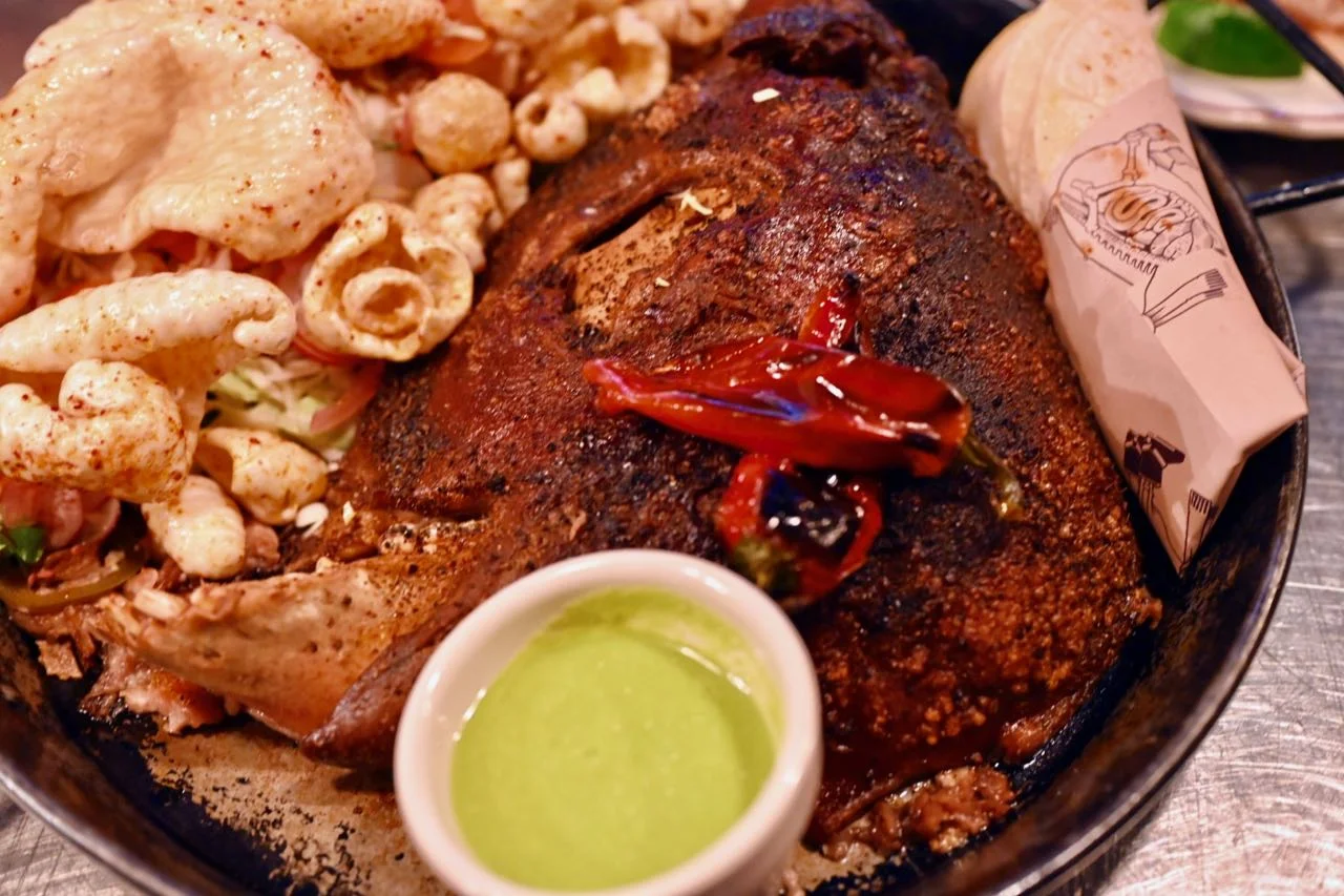 Cockscomb: Oven Roasted Pigs Head - Mexico City Style!