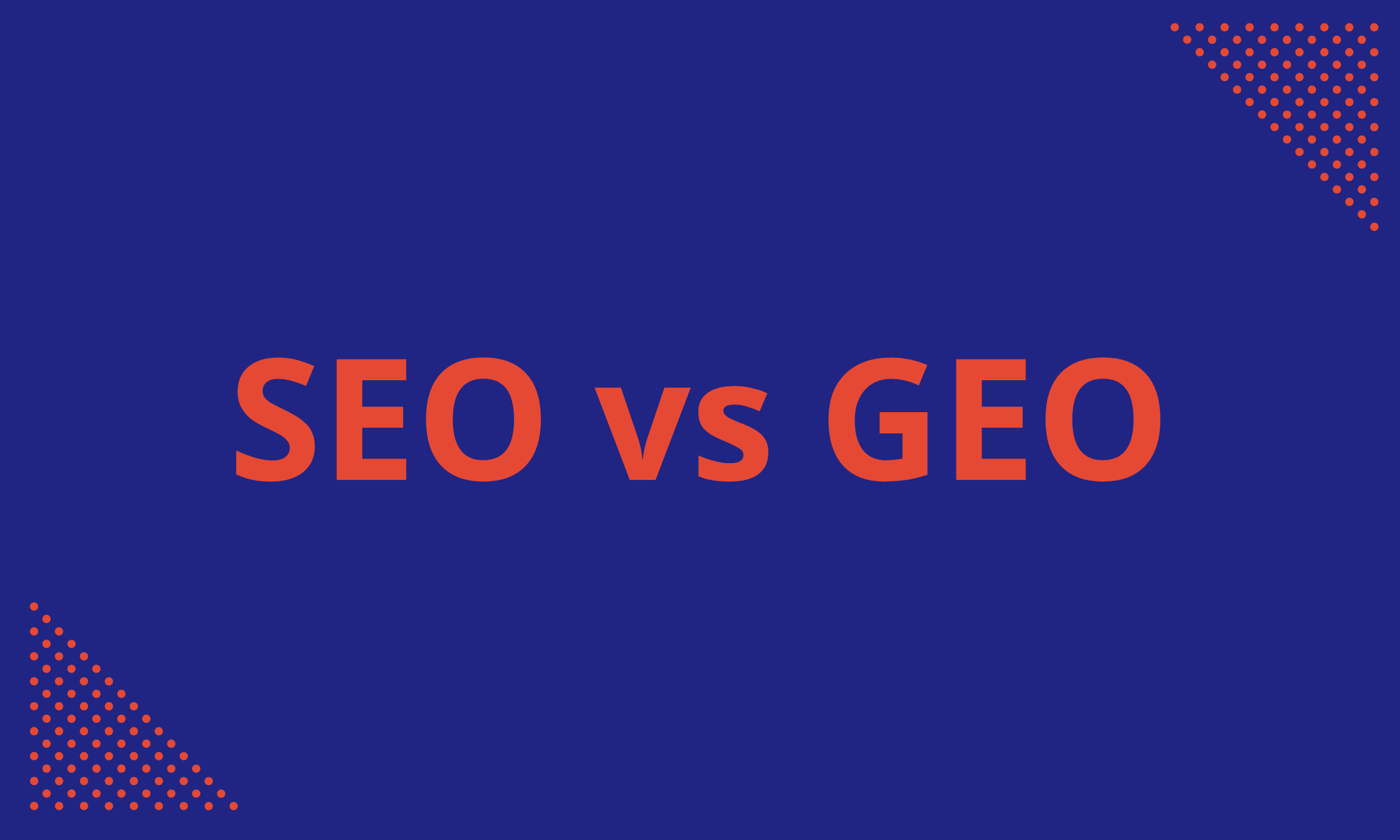 Hvad er forskellen på SEO og GEO?