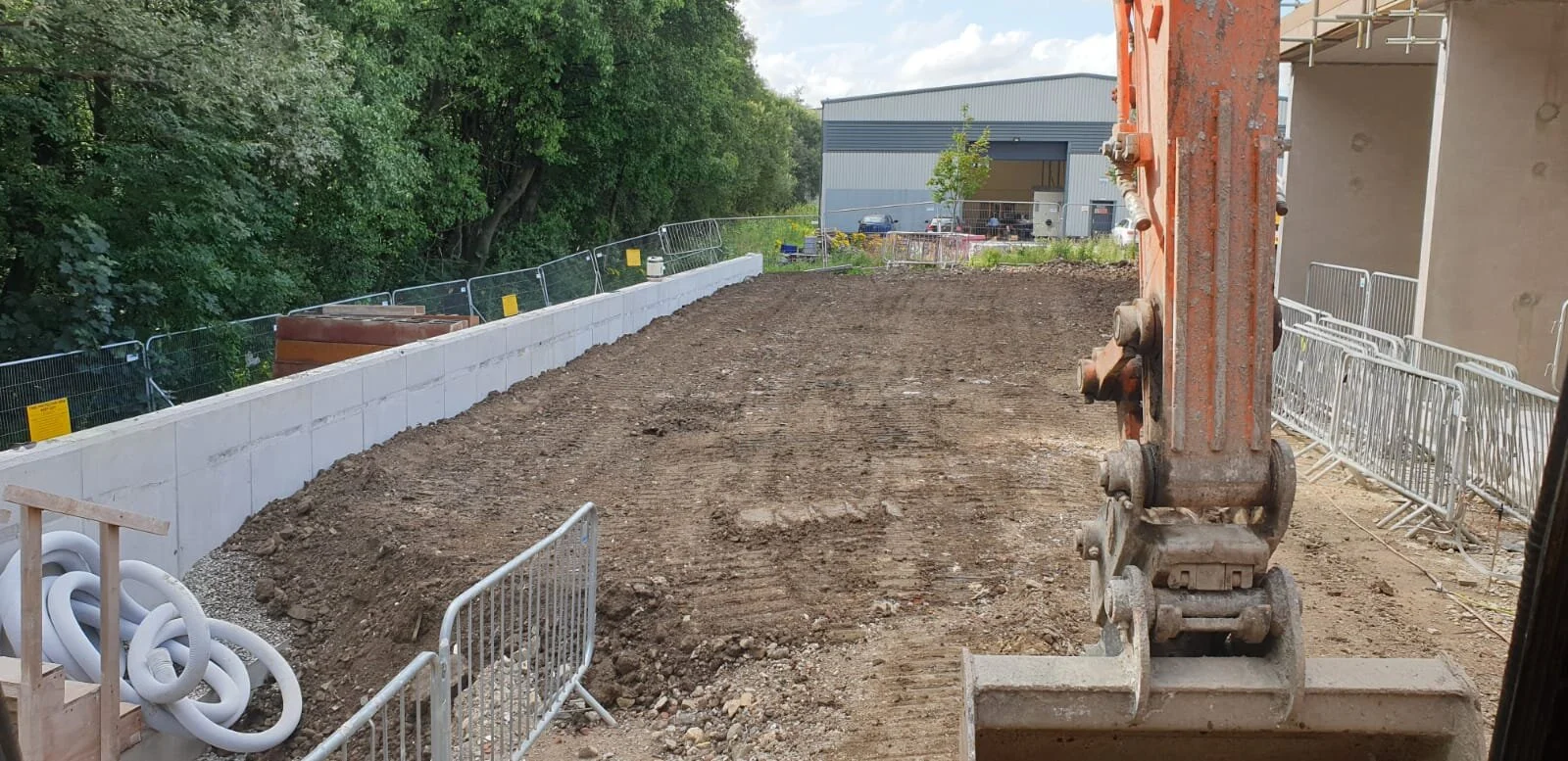 RC Road Works Commencing on Burnley Site