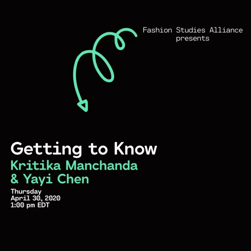 Getting to Know:  Kritika Manchanda &amp; Yayi Chen