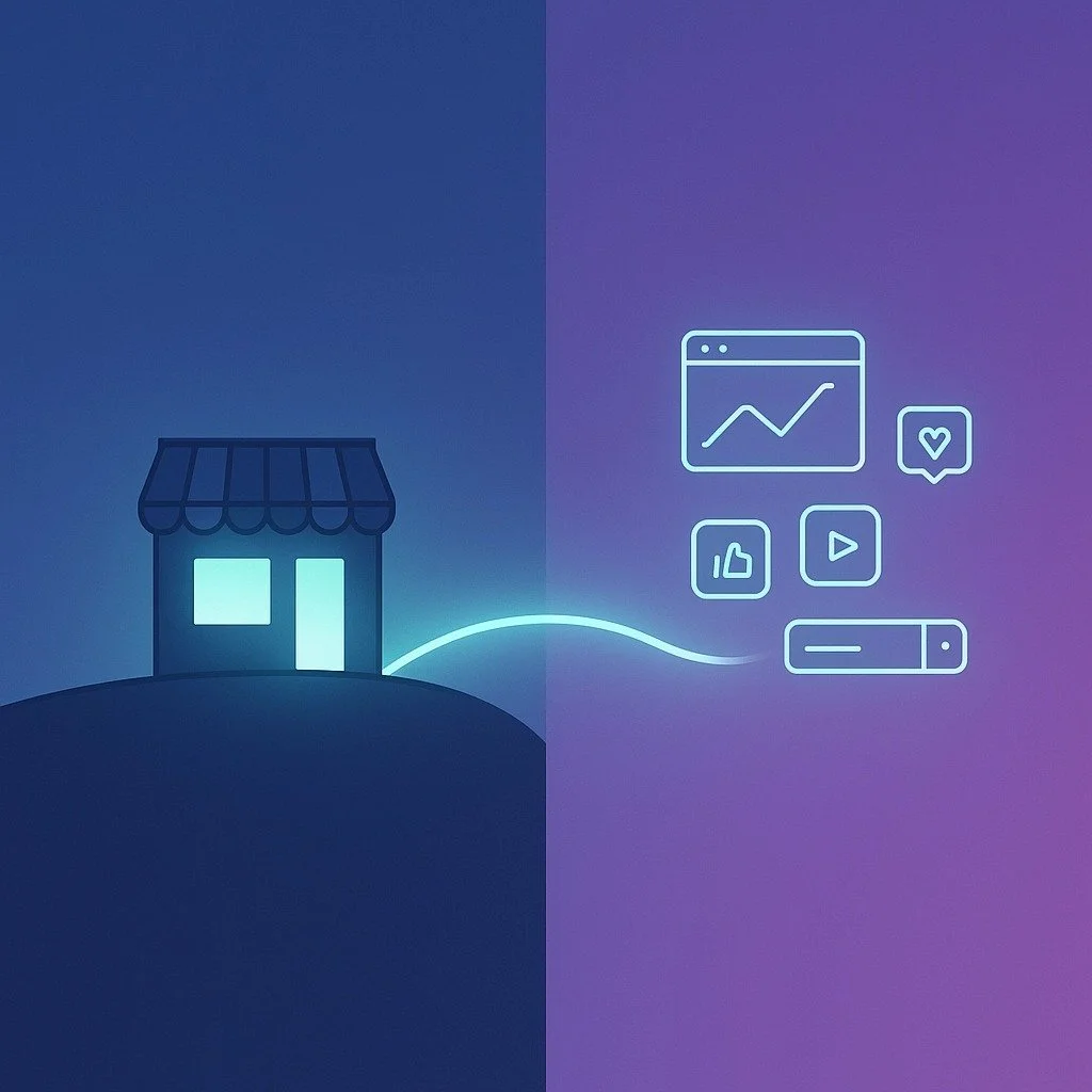 AI isn't just for the big players anymore. 🤖

The marketing tools that once required massive budgets? Now in YOUR hands.

Small business. Big results. No tech degree required.

Ready to level up? Check out how AI is transforming digital marketing fo