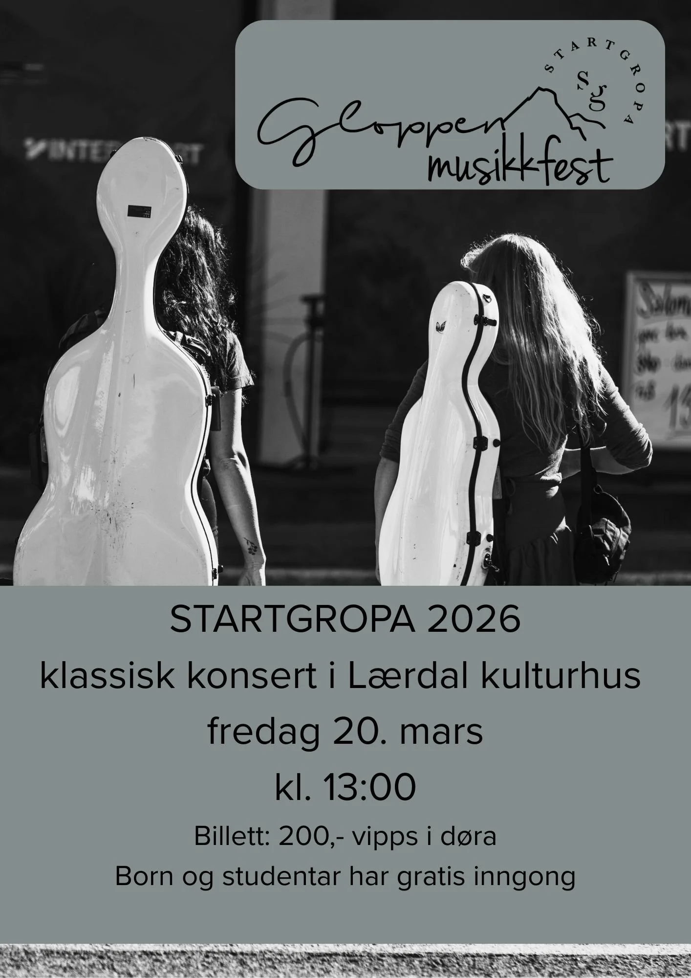 Startgropa 2026 - kammerkonsert i Lærdal kulturhus