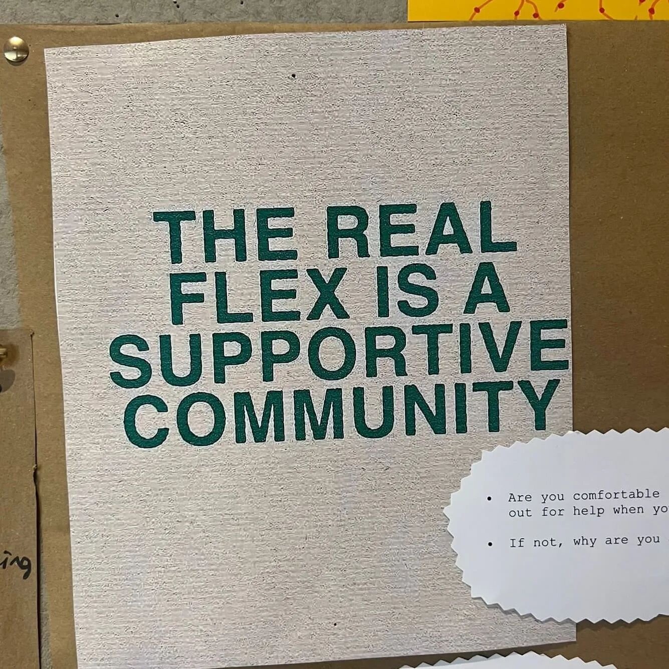 Make one of your 2024 goals to join or create a supportive community 🫶🏾✨️

In 2023 I was lucky enough to be adopted into two wholesome and nourishing communities built by @julies_bicycle and @civic_square 💚 which has been not only healing but push