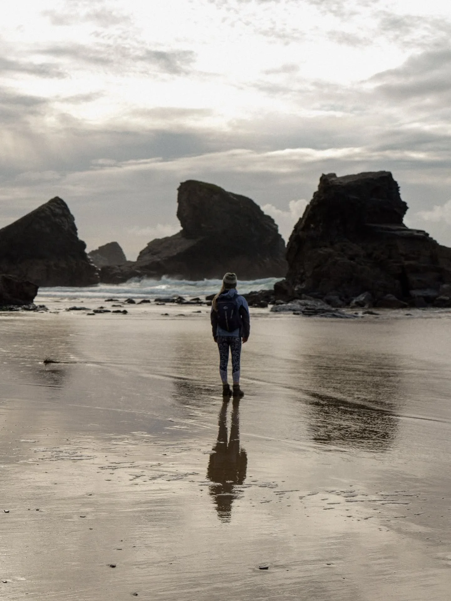 Nothing like a moody sky and a wild ocean to calm the storm inside my own head