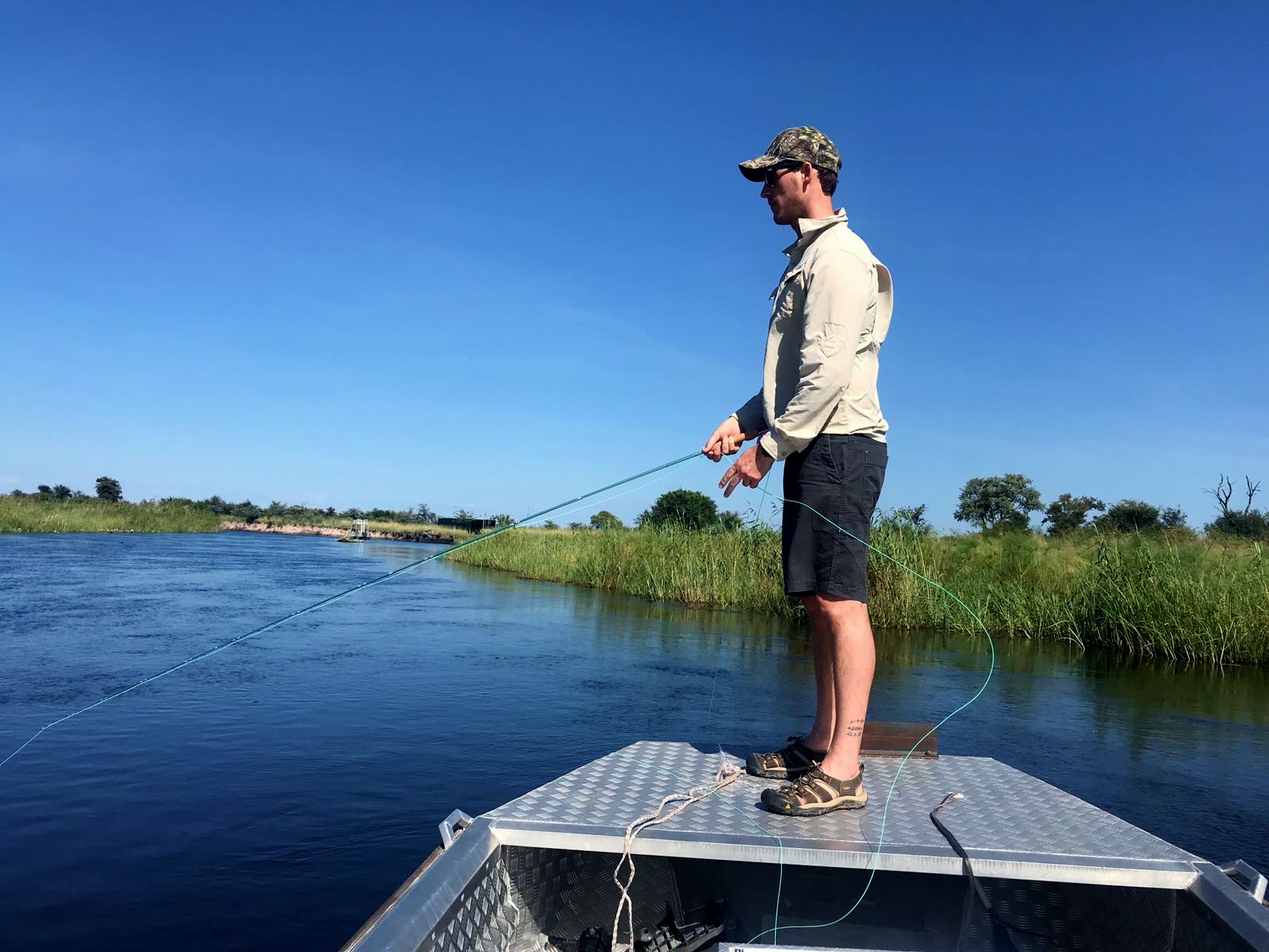 Fly Fishing on the Kwando River, Namibia