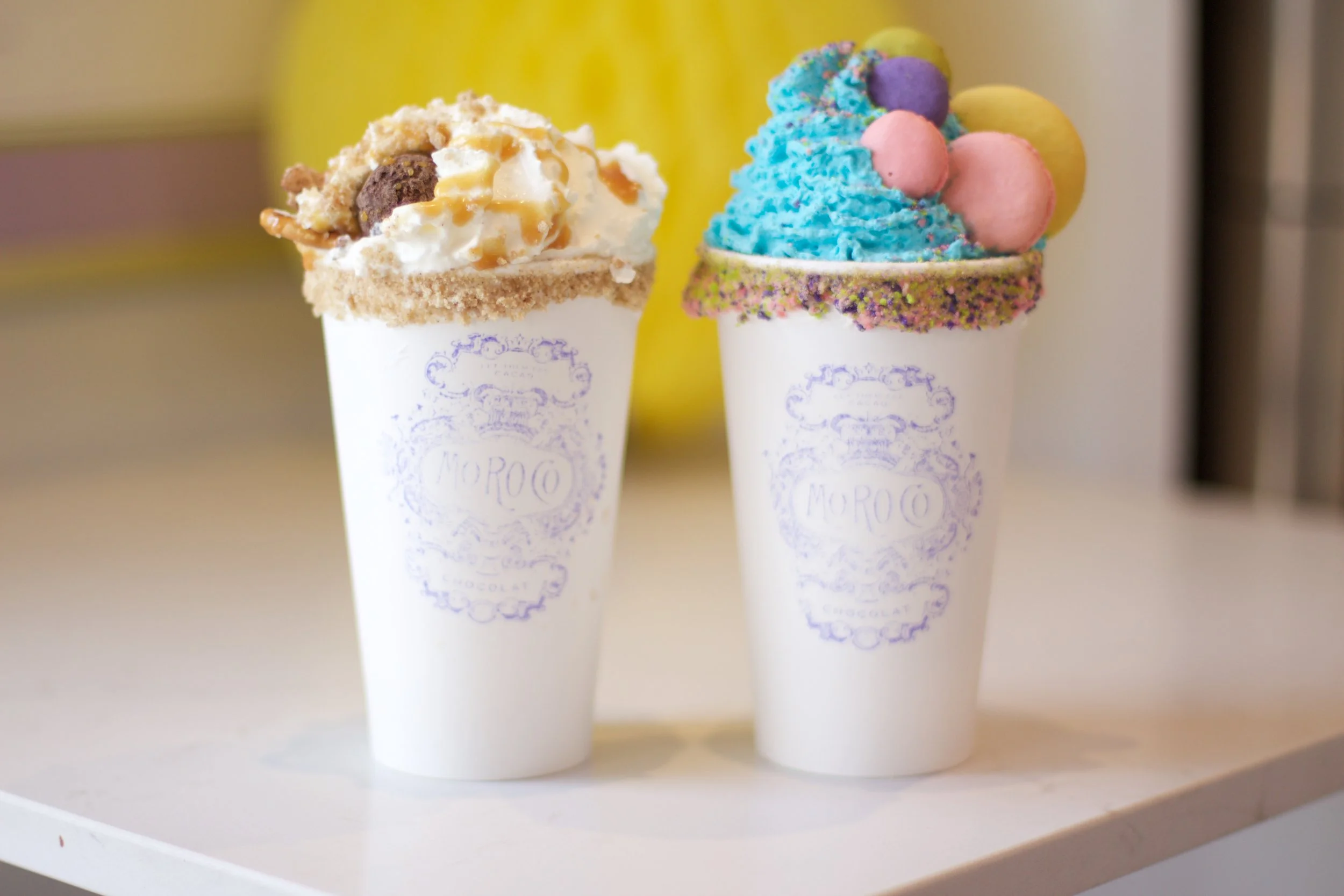 The Salty Sugar Daddy, left, and the Macaron Madness, right. How can you resist?! (Photo: Aya Baradie) 