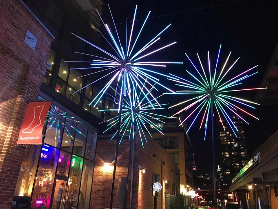 The striking lights glow and catch your eye as soon as you walk through the entrance. (CanCulture/Mariah Siddiqui)