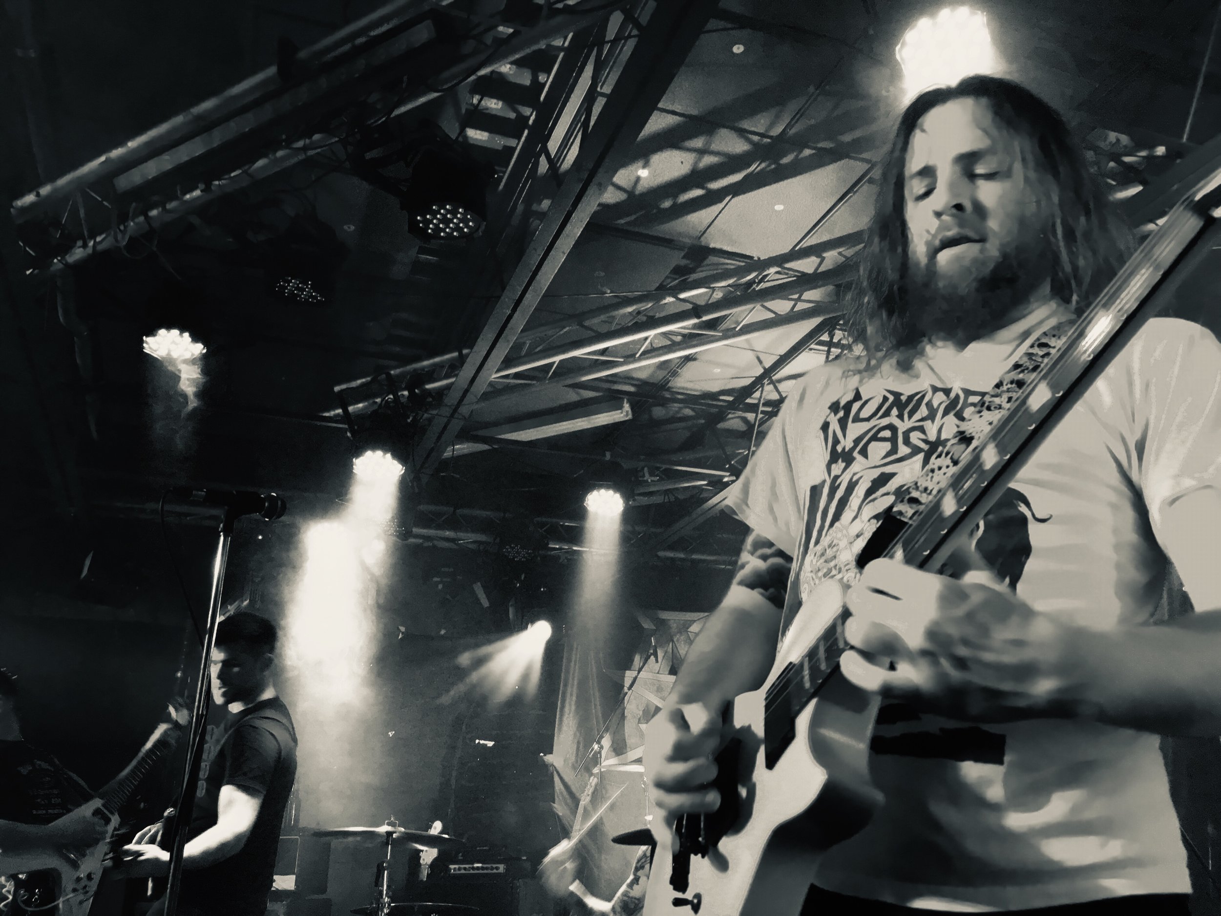 Main support act, Caym, bring their raw energy to to the Rockpile and leave with a few new fans. (CanCulture/Manus Hopkins)