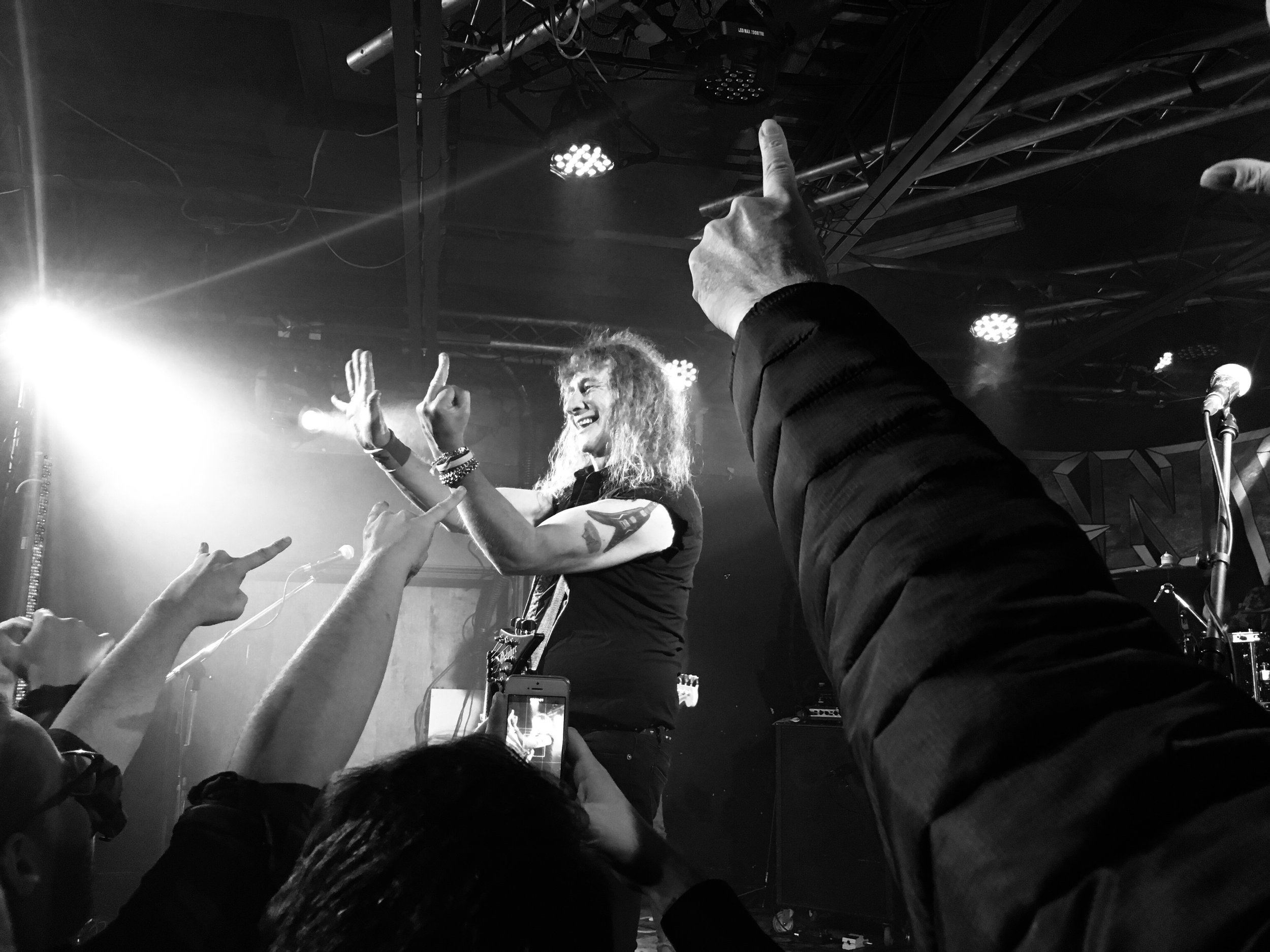 Kudlow shows his signature way of introducing “666” off of 1982’s Metal on Metal. (CanCulture/Manus Hopkins)