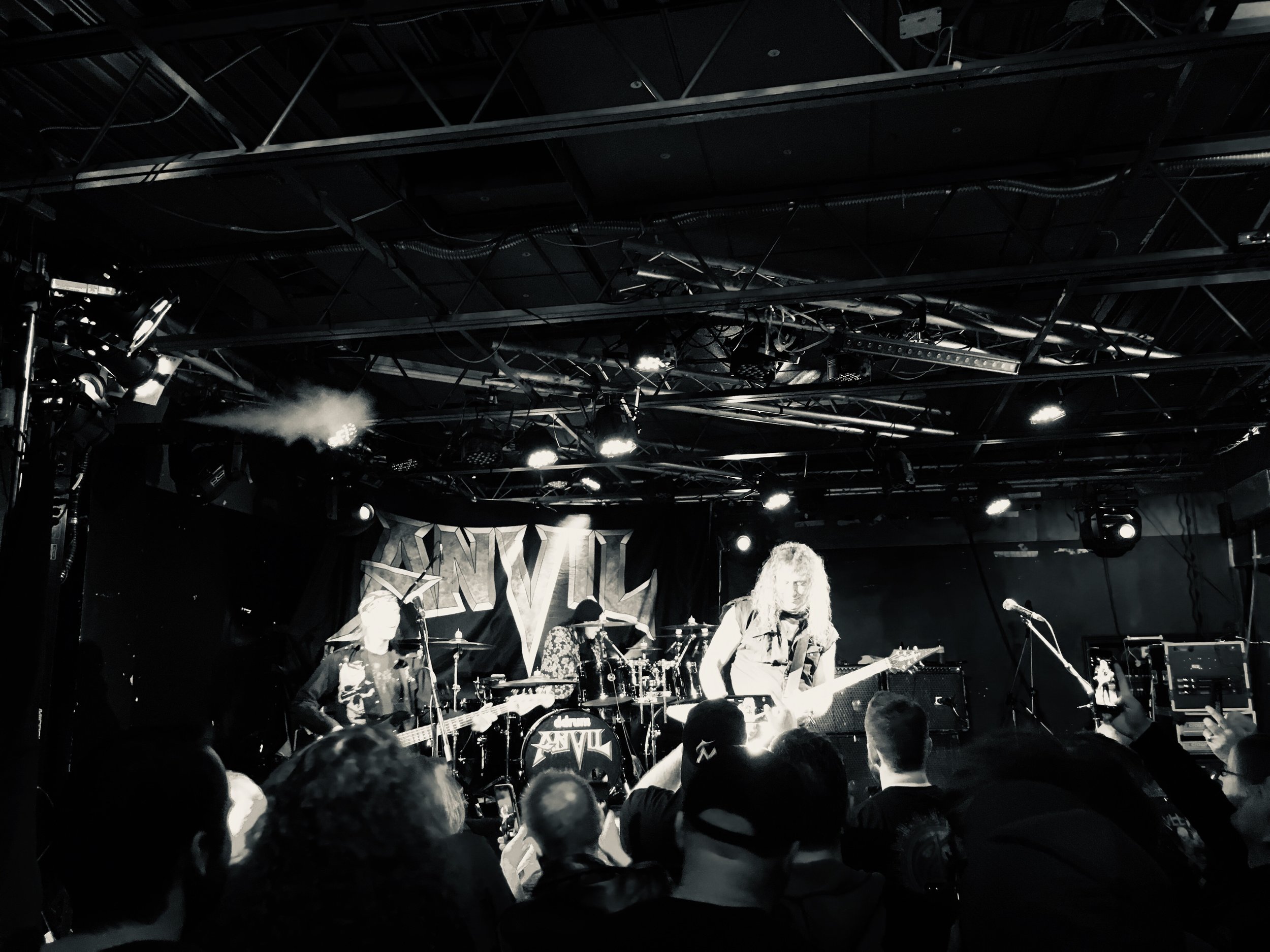 The worst days are behind them: Anvil can now rock out onstage and go home with a paycheck. (CanCulture/Manus Hopkins)