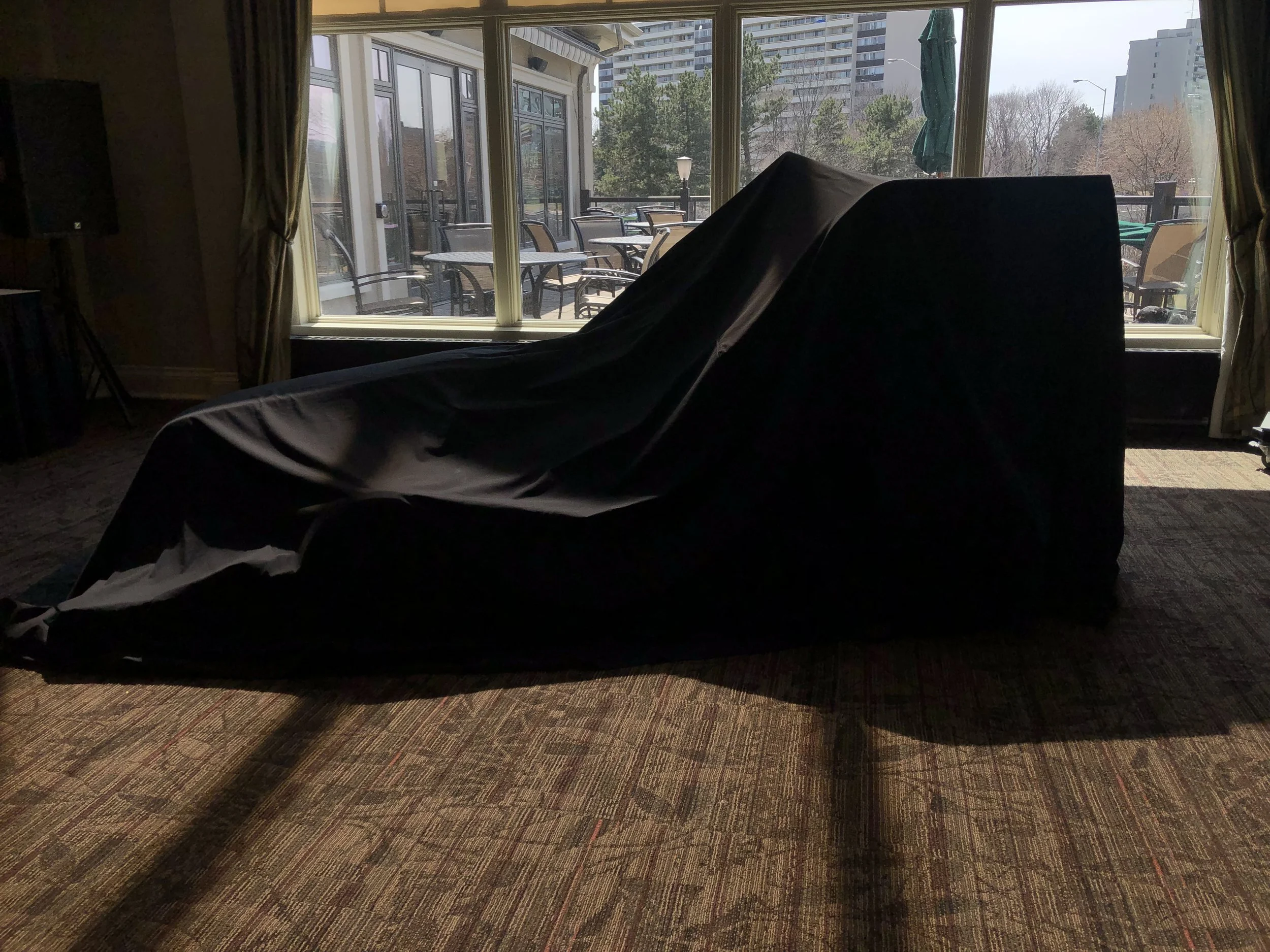 The RF-19 prior to its unveiling at the Markland Wood Golf Club. (CanCulture/Talha Hashmani)