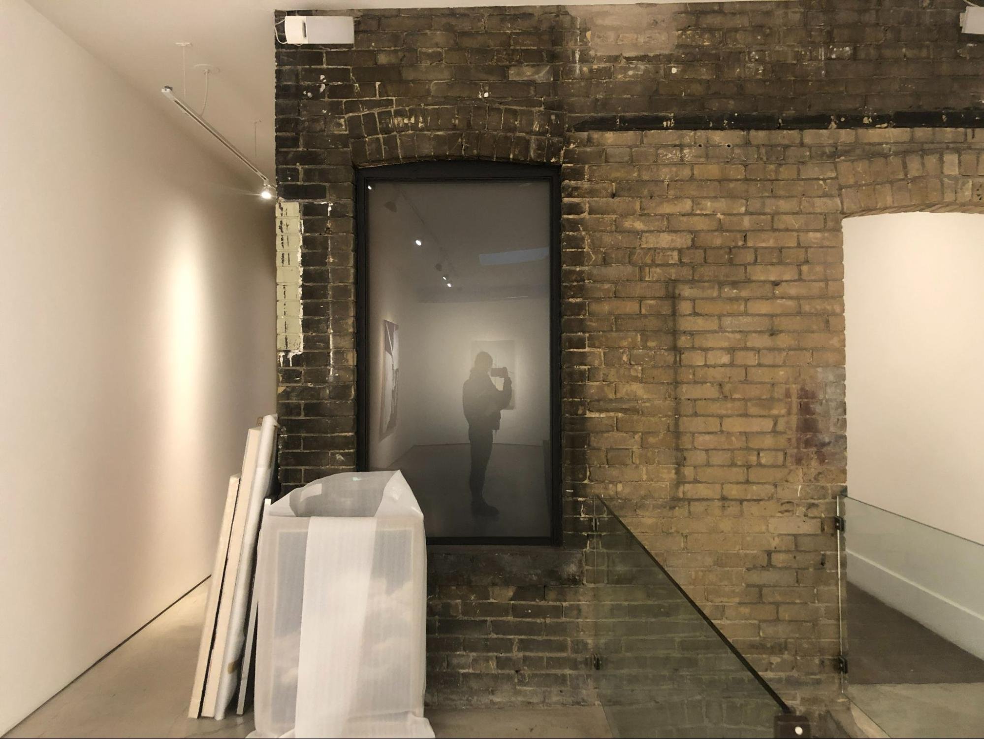  The interior of the General Hardware Contemporary art gallery on Feb. 27, 2023, where the current exhibit is being slowly transitioned into another. (Rowan Flood/ CanCulture Magazine )    