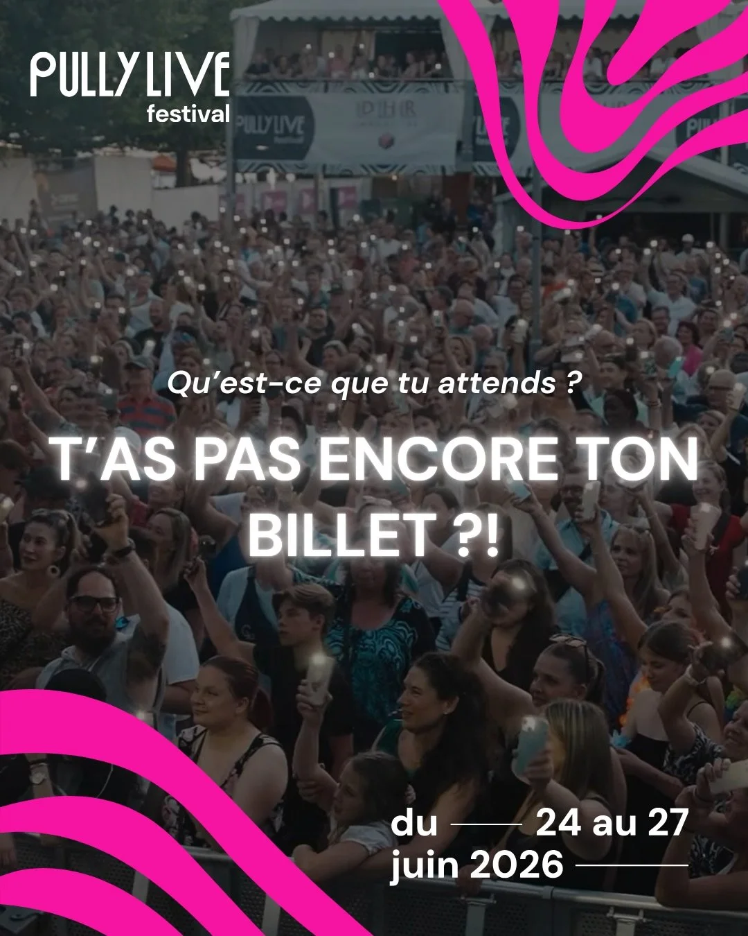 Cette &eacute;dition s&rsquo;annonce d&eacute;j&agrave; incroyable 🔥

🌴 Ricky Martin
🎤 Patrick Bruel
🎧 Kaytranada
🔥 Jason Derulo

Et le tout au bord du lac 🌅🎶

On se retrouve au Pully Live ?

🎟️ Billetterie &rarr; lien en bio
📅 24-27 juin 20