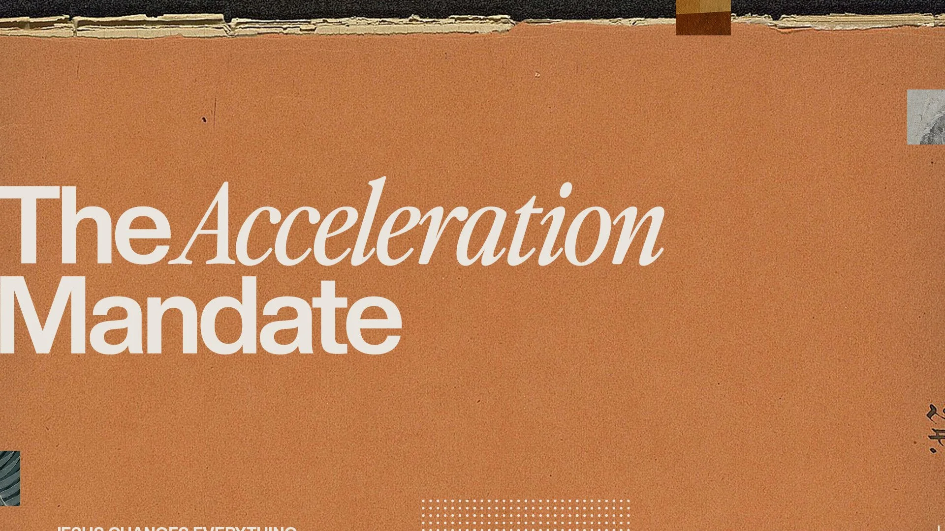 The Acceleration Mandate