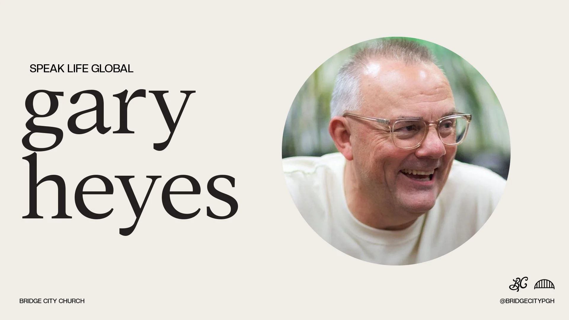 Guest Speaker: Gary  &amp; Sheila Heyes