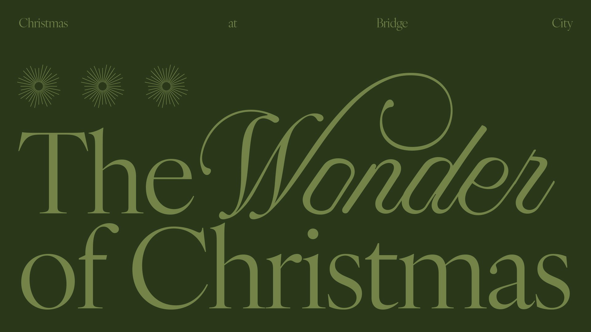 The Wonder of Christmas