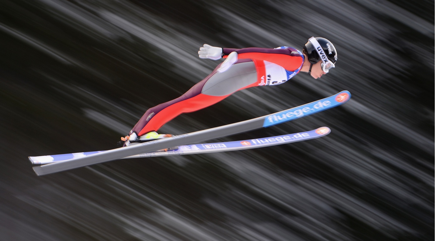 Lindsey Van, U.S. Ski Jumper who cannot compete in the Winter Games; she's a woman ski jumper.