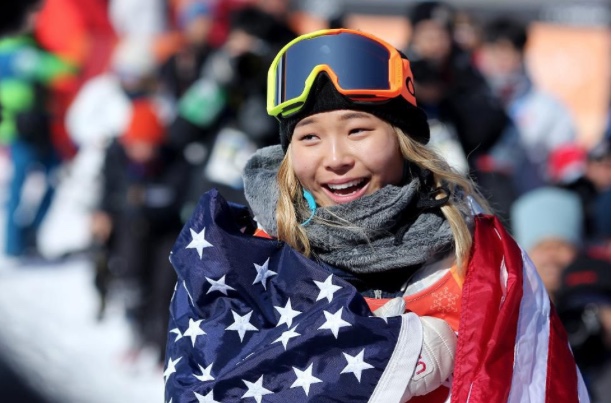 Chloe Kim, gold medalist in snowboarding 2018 Winter Olympics