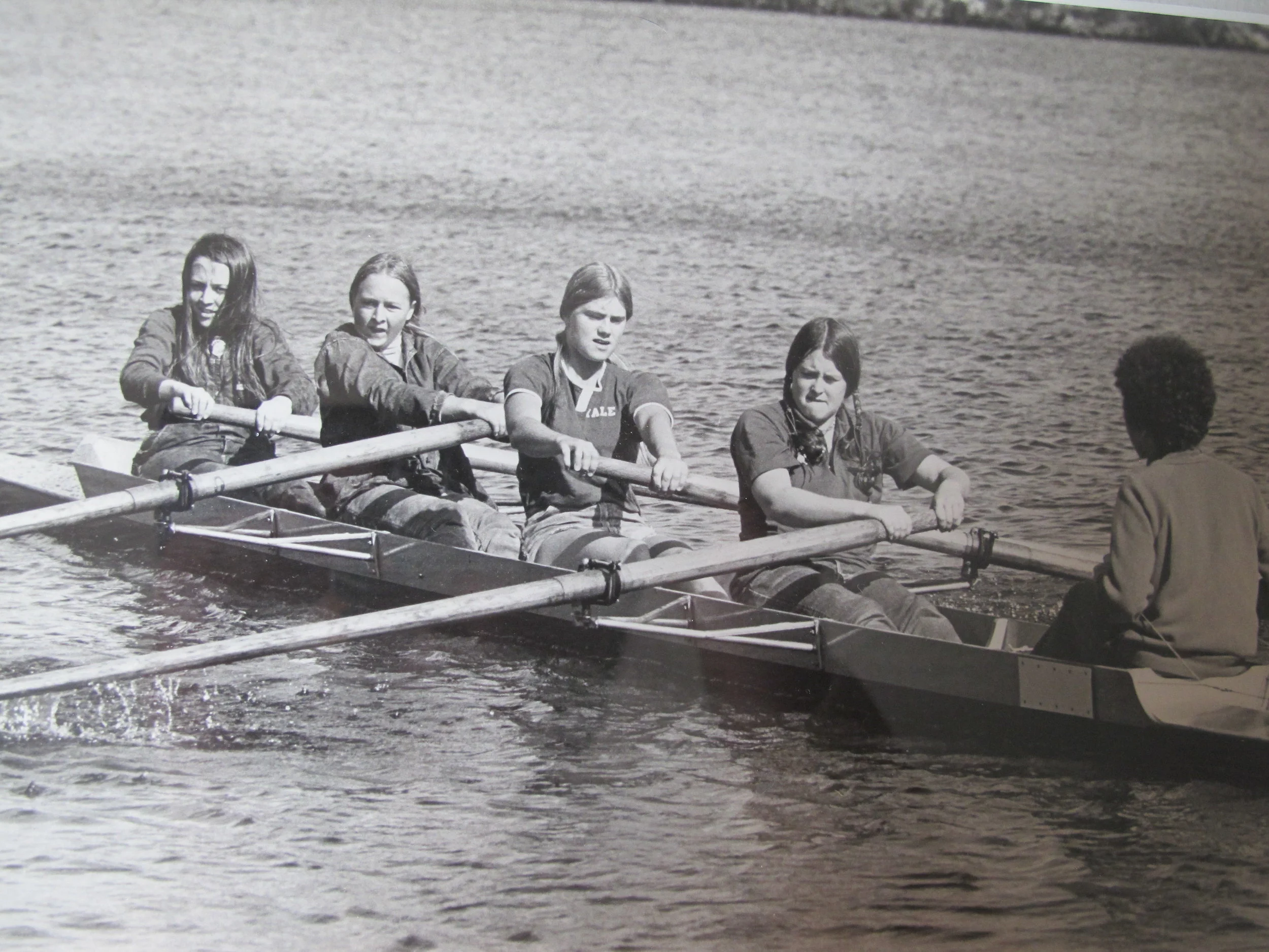 Wellesley intercollegiate crew team, 1972. Author, second from left.