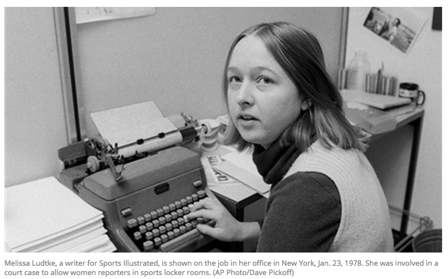 1n 1978, with lots of media attention on my locker room lawsuit, the AP needed photos