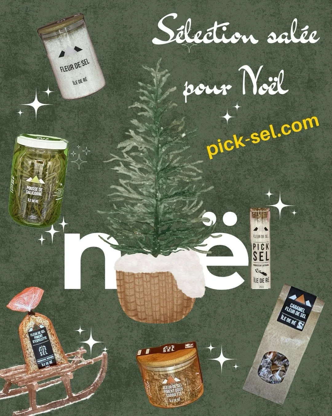 Joyeux noel 2025 🎶❄️
 #lacouardesurmer #ileder&eacute; #charentemaritimetourisme #producteur #fleurdesel