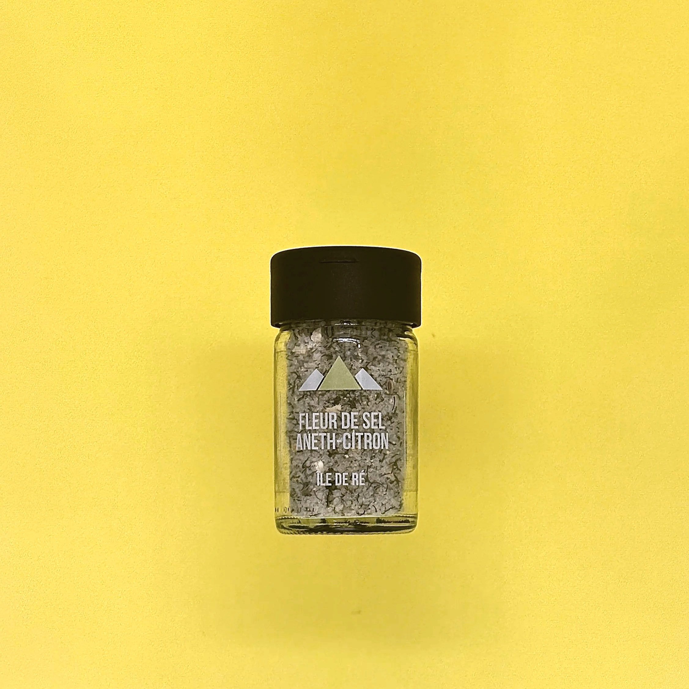 Salière Fleur de Sel de l'Ile de Ré Aneth/Citron 30g