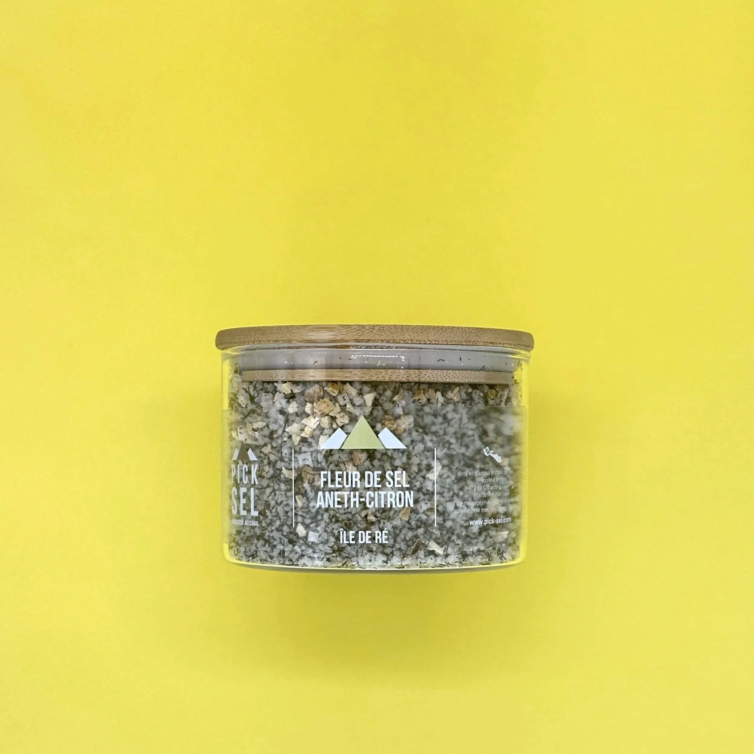 Pot Fleur de Sel de l'Ile de Ré Aneth/Citron 200g