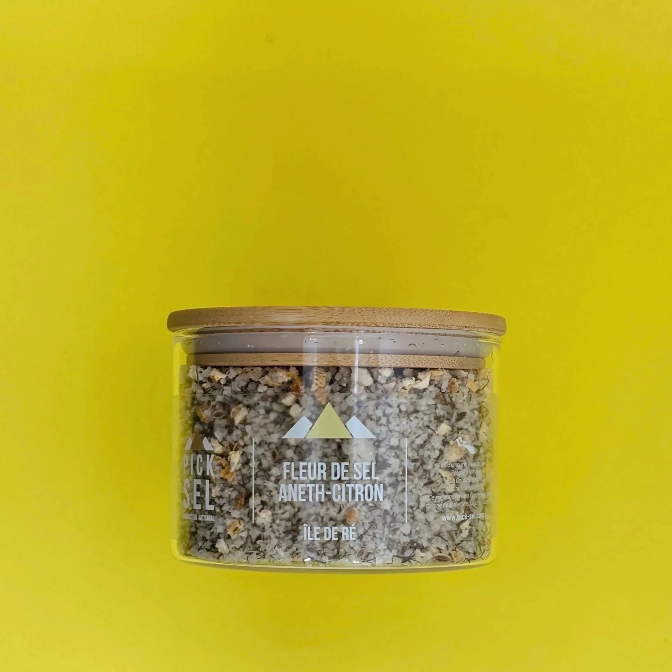 Pot Fleur de Sel de l'Ile de Ré Aneth/Citron 200g