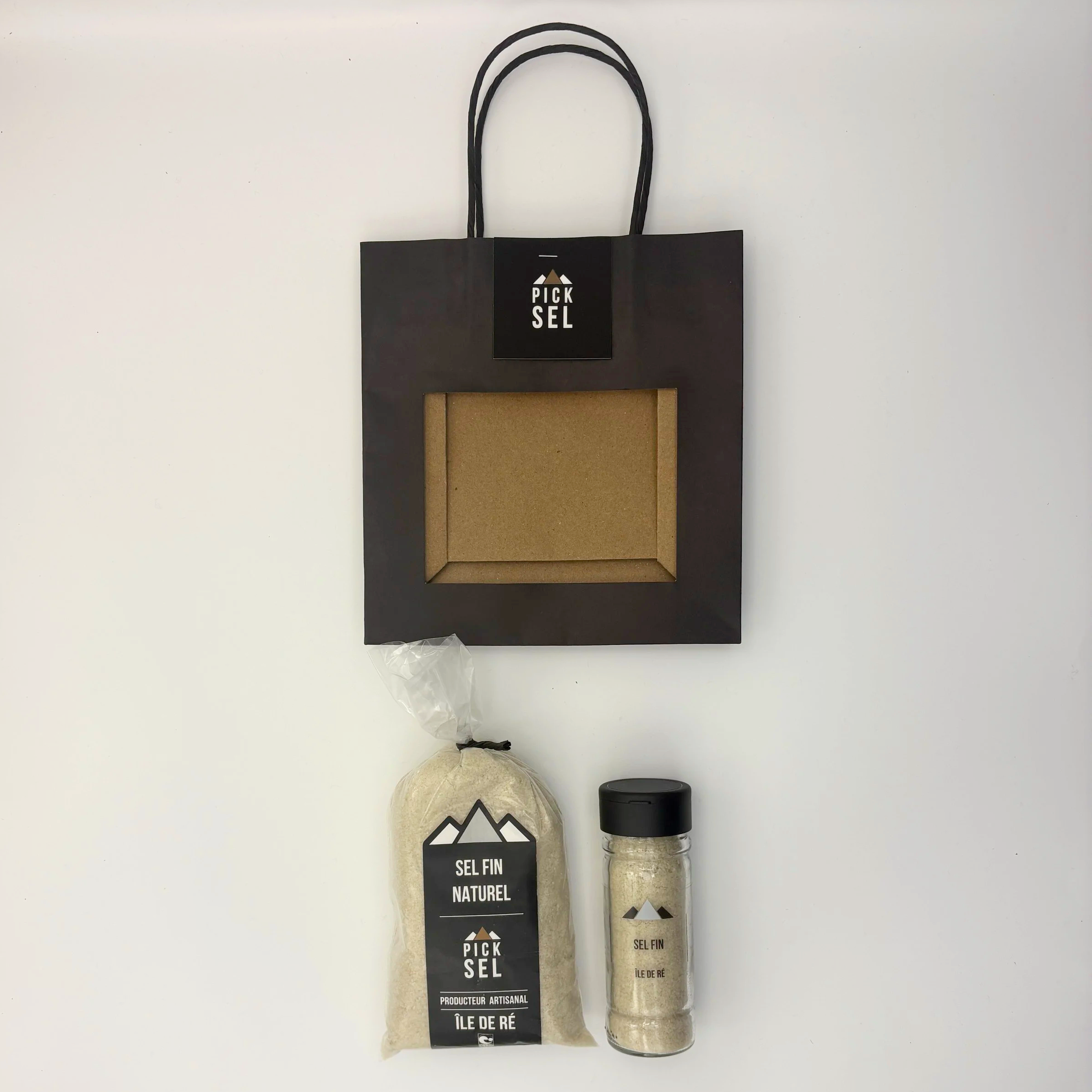 Coffret Salière Sel Fin et Recharge