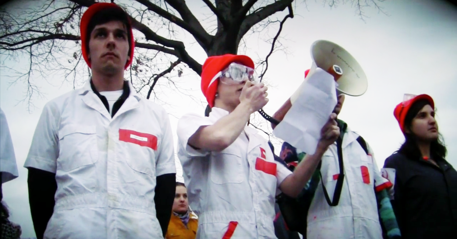 Documentary video still (edited by Jon Butler, 2012).