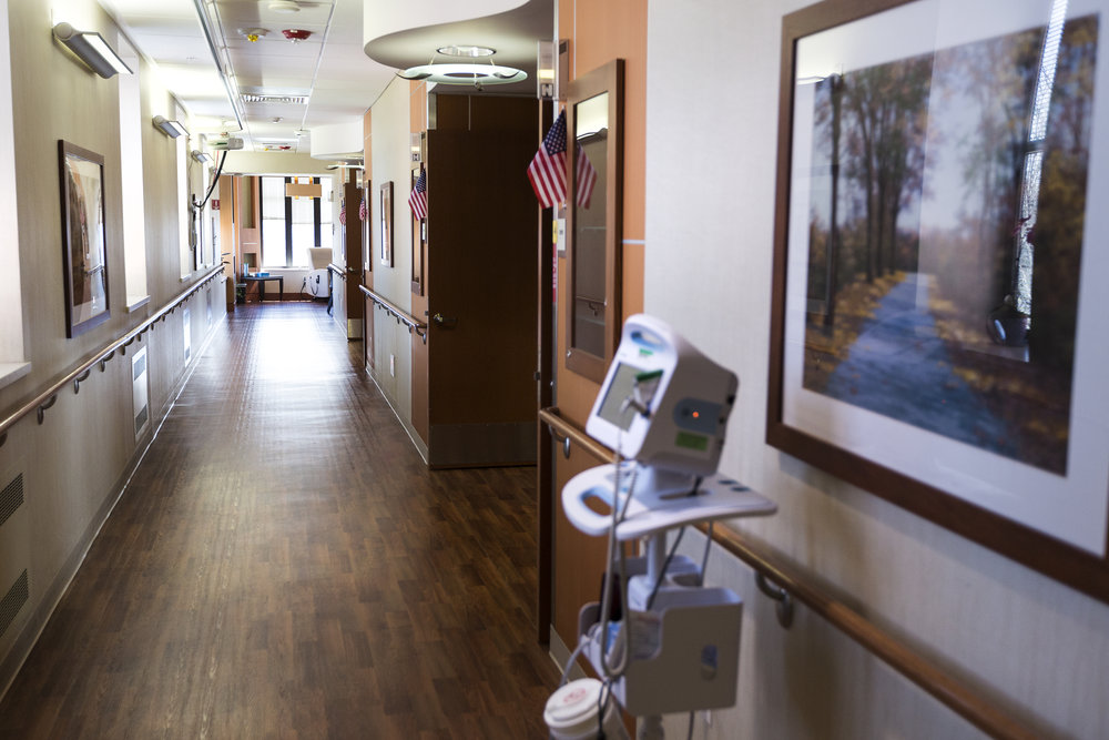  A view inside the Hospice wing at the Tomah VA Facility in Tomah, Wisconsin, Monday, April 23, 2018. 