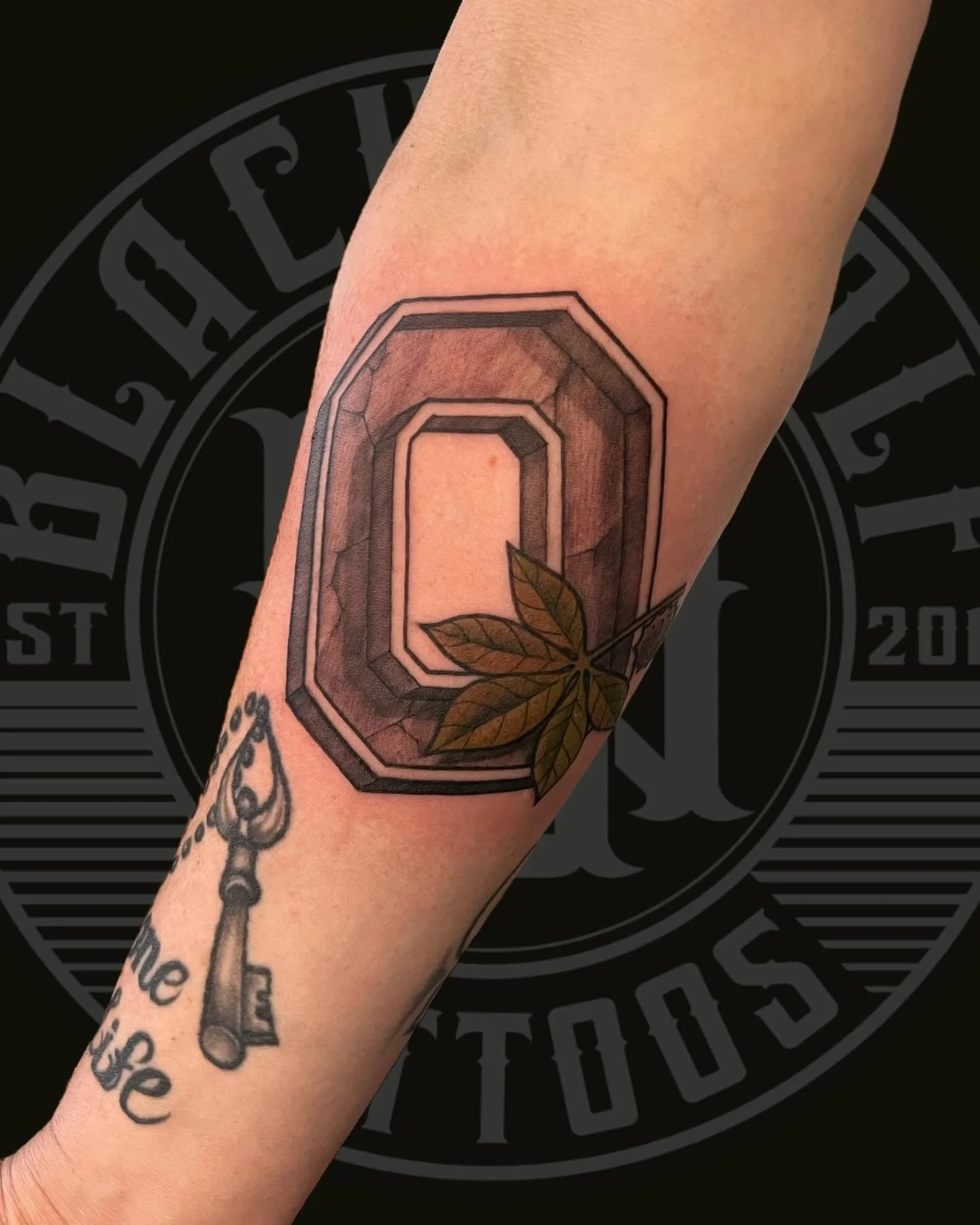 First completed forearm tattoo today. Done by @slumbergoon