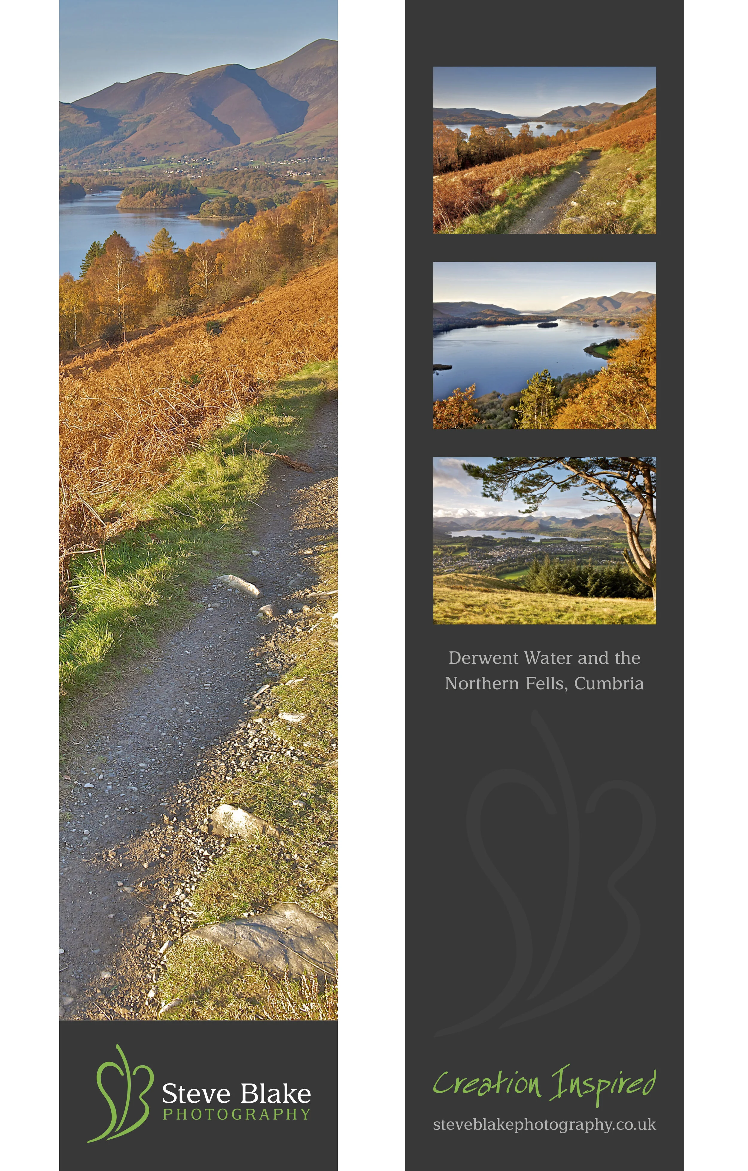 Footpath above Derwent Water Bookmark