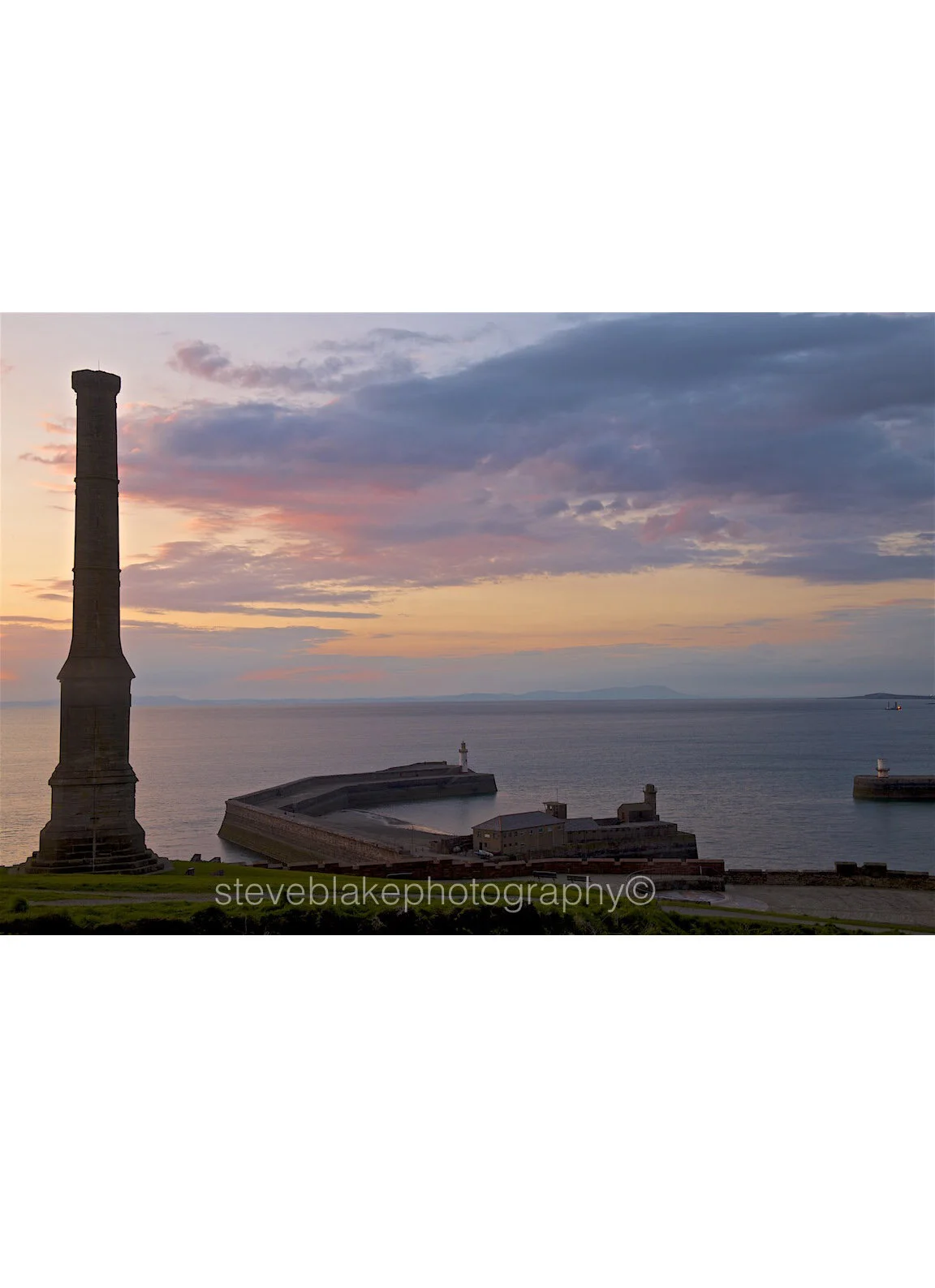 Evening glow - The Chimney and Whitehaven Old harbour.