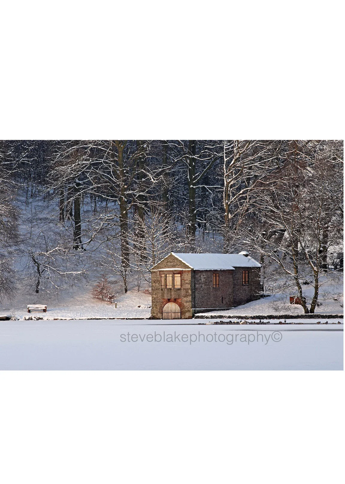 The Alex Boathouse beside a frozen Talkin tarn, Brampton_Watermarked.jpg