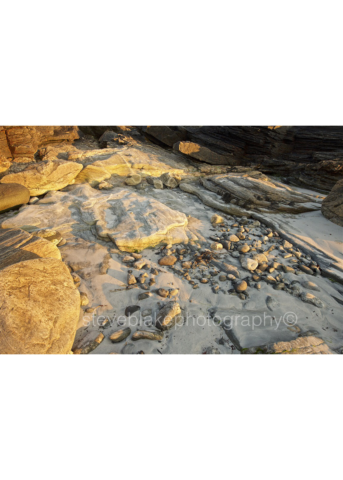 Textures and sand - evening light on Uist.jpg
