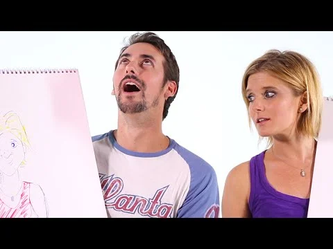 Couples Draw Each Other By Memory