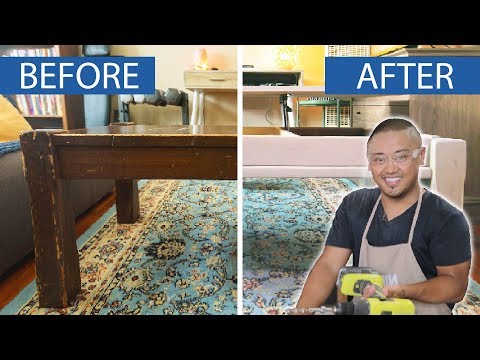 We Tried Upcycling A 25-Year-Old Table