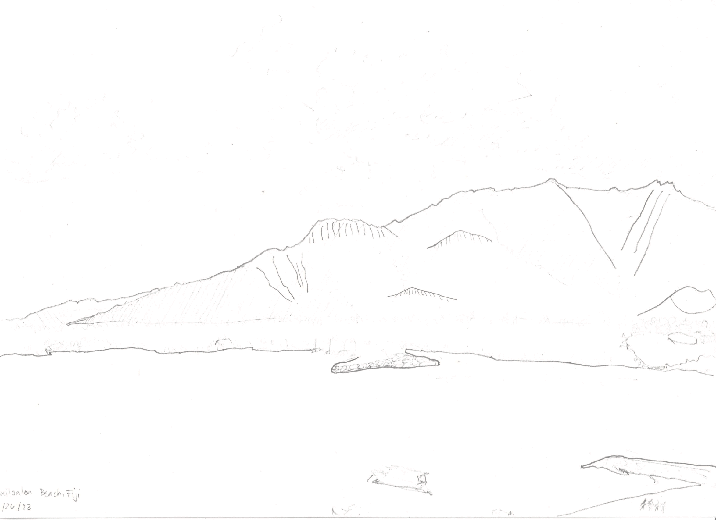 Wailoaloa Beach, Fiji. 2023/11/26