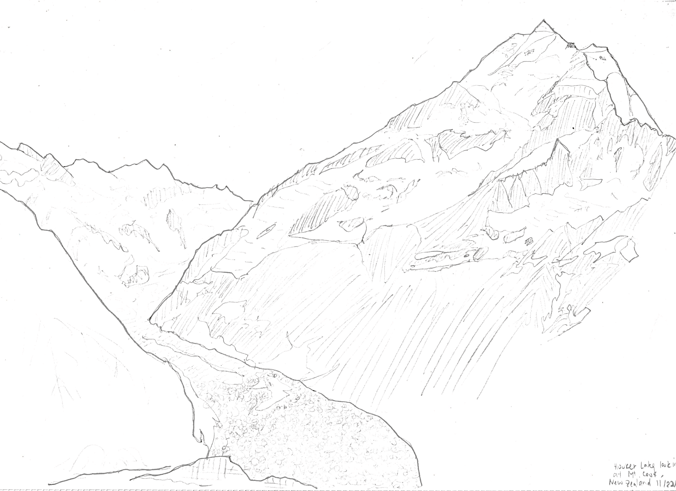 Mount Cook, New Zealand. 2023/11/22