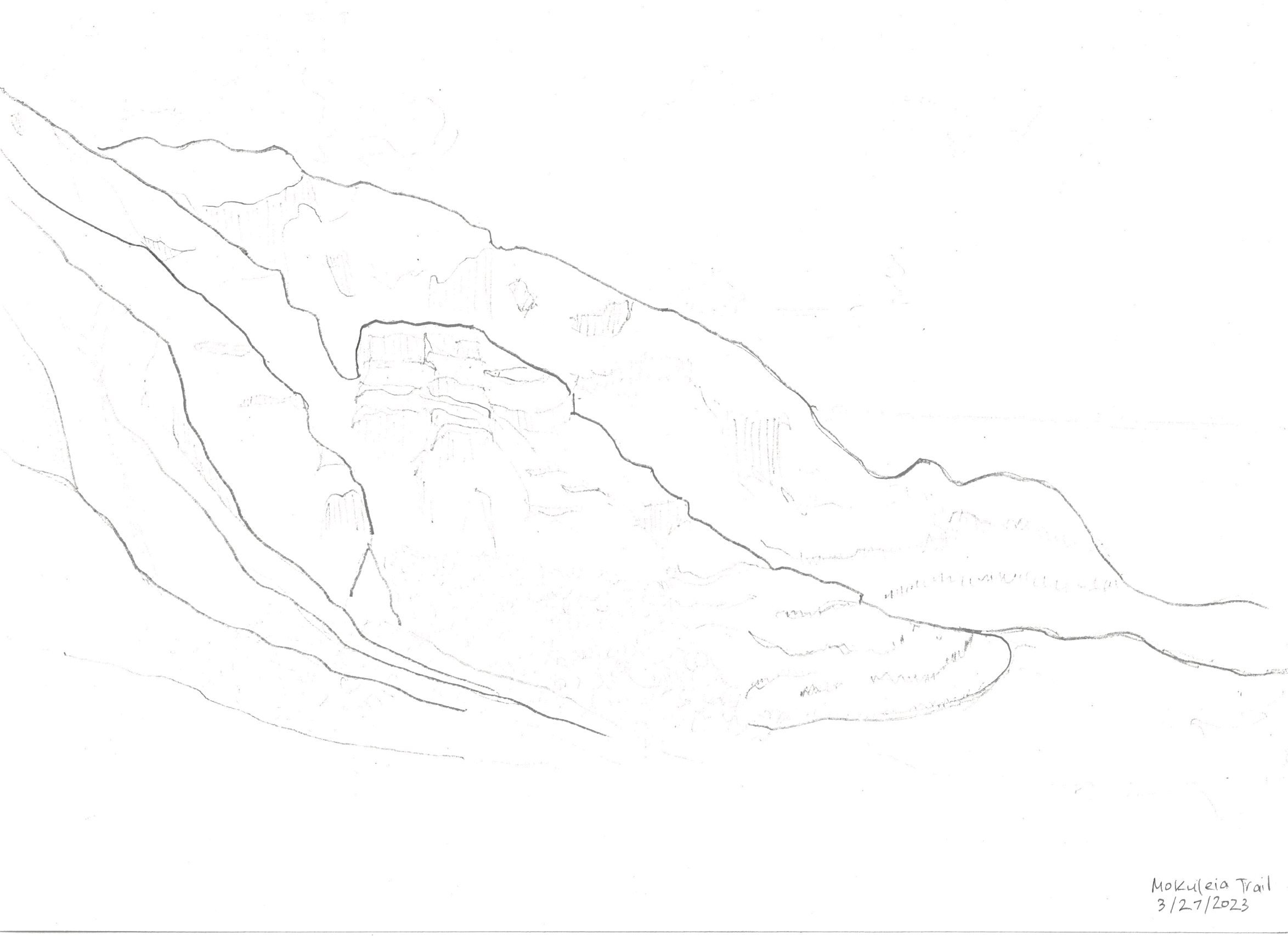 Mokuleia Trail, Hawaii. 2023/03/27